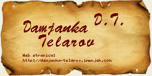 Damjanka Telarov vizit kartica